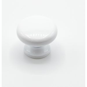 Puxador para móvel zamac d 30 mm branco