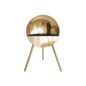 Lareira bioetanol eye chromed rose gold modelo eye chromed rose gold 2