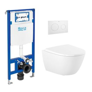 Pack roca duplo one + sanita ona 53 + pl10 branco mate