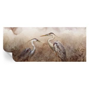 Papel de parede autocolante pássaros elegantes 250x104 tulup