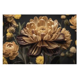 Papel de parede tecido não tecido 312x219 elegância floral tulup