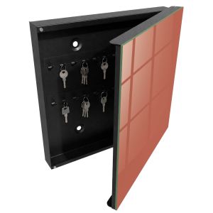 Caixa para chaves decorativa 30x30x5, abertura à direita tulup
