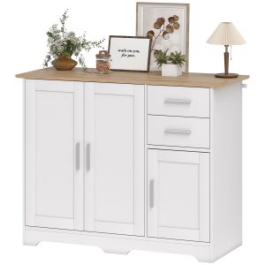Aparador para sala de estar aglomerado branco 100x40x78 cm