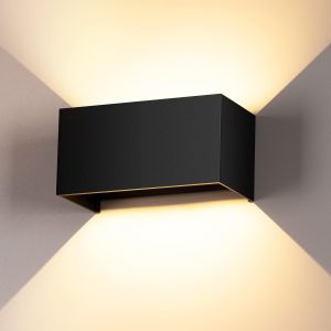 Luminária de parede interior e exterior impermeável regulável 24 w 3000 k