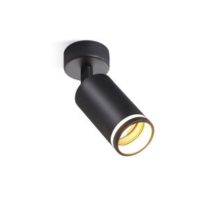 Nettlife foco preto gu10 6x6