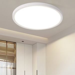 Nettlife LED plafon  plana 30cm 24w redondo branco plafon para cozinha não