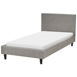 Cama tecido fitou 90 x 200 cm cinzento claro