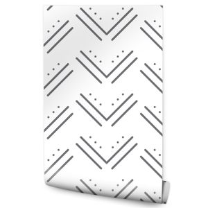 Papel de parede moderno com padrão geométrico para o quarto