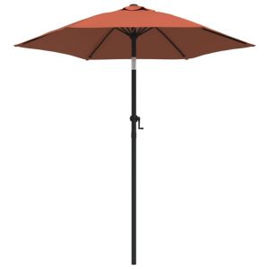 Helloshop26 - chapéu de sol de jardim hexagonal - 200 x 211 cm