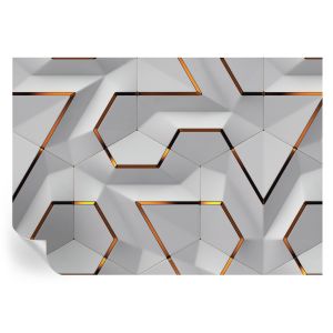 Papel de parede autocolante padrões tridimensionais 208x146 tulup