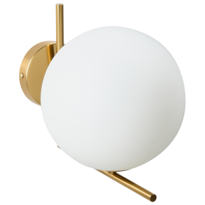 Candeeiro de parede lizonne metal dourado