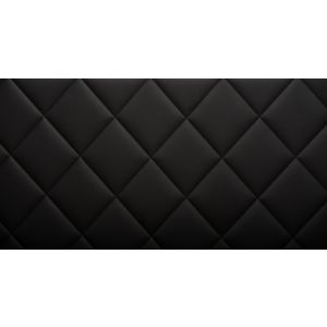 Cabeceira de couro sintético mônaco 160x123cm 150cm cama cor preta