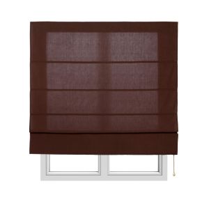 Estores de rolo com varetas translúcido transparente chocolate, 120 x 175cm
