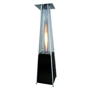 Aquecedor exterior a gás flamme pirâmide 13000w preto