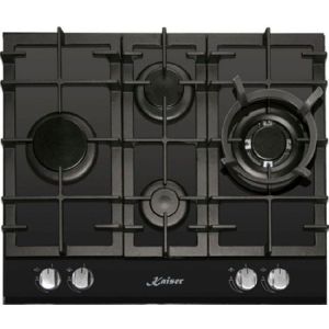Placa de cozedura a gás - kaiser - kcg 6394 - 60 cm - vidro preto - autônom