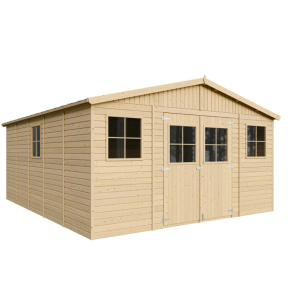 Cobertizo de madera - a246x418x522cm/20m2 - Timbela m333