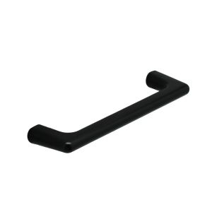 Puxador para móveis zamac acabamento preto mate 128 mm