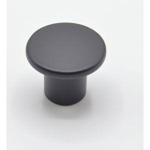 Puxador para móvel zamac d 33 mm preto mate