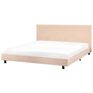 Cama bouclé albi 180 x 200 cm creme