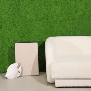 Jardim vertical artificial lichen verde 100x100 cm - naturing monde