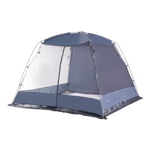 Tenda de jardim beekdaelen poliéster 305x305x213cm - cinzento [pro.tec]