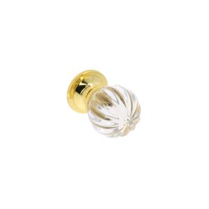 Puxadores de móveis, zamac e cristal, com 30 mm de diâmetro