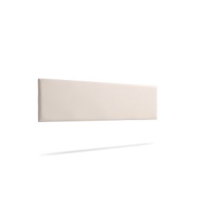 Cabeceira estofada nova pele sintética 145x50x5 cm - moonia