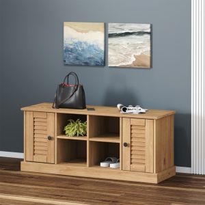 Sapateira vigo 106x35x45 cm madeira de pinho maciça wf890321