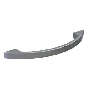 Puxador para móveis zamac acabamento cromado brilhante 128 mm