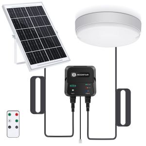Luminária de teto de abrir LED aigostar para exterior 70w, ajustável 6500k