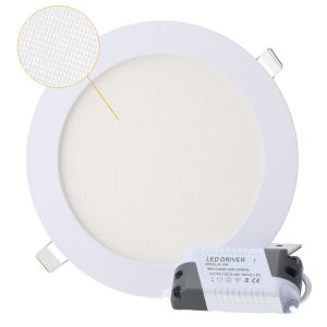 Painel LED 6w 400lm circular cct (tom de luz regulável) ugr17 40.000h