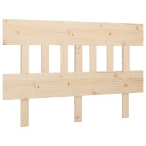 vidaXL cabecero de cama madera maciza de pino 143,5x3x81 cm