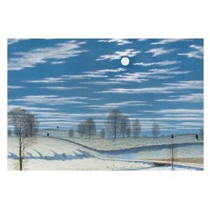 Papel de parede tnt 312x219 paisagem de inverno tulup