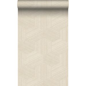 Origin papel de parede   gráfico 3d bege claro 50 x 900 cm