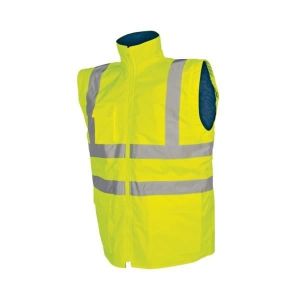 Parka piana 4 em 1 de alta visibilidade tamanho xxxl cor amarelo/azul marin