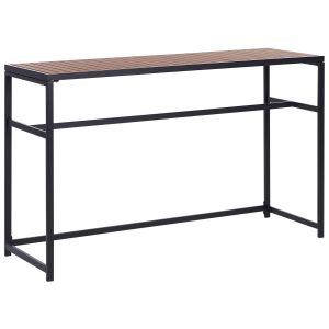 Mesa de bar de jardim avetrana 150 cm 50 cm preto