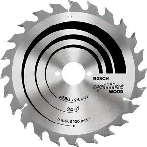 Lâmina de serra circular para madeira - Bosch - optiline wood - 160x20x2,6