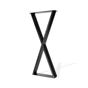 Pé metálica x para móveis - estilo industrial - instalação parafuso -