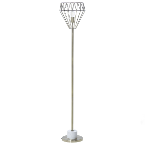 Candeeiro de pé mooni metal latão