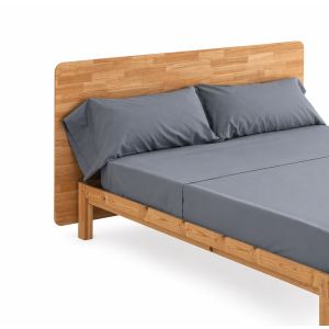 Conjunto de lençóis design cinza cama 200cm (4 peças) donegal collections