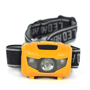 Lanterna LED 3W preta caminhada pesca camping recarregável