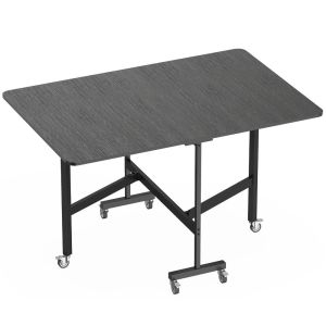 Mesa dobrável jantar 120x80x73 cm Homcom, casa - cozinha