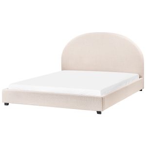 Cama tecido vaucluse 160 x 200 cm creme claro