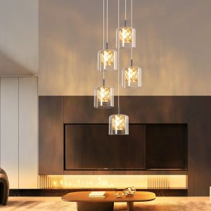 Nettlife luminária de pendurar g9 prata 175x34