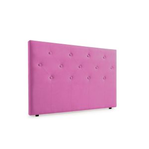 Cabeceira estofada victoria aqualine 130x115x12 cm - fúcsia - moonia