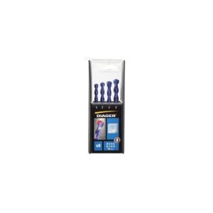 Coffret duo 8 peças cerâmica ø 3-4-5-6-7-8-9-10 mm - diager - 239b
