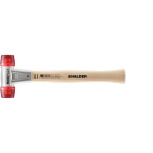 Halder baseplex mallet - 3906 - cabeças de acetato de celulose plástica - z
