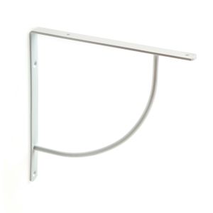Rei | suporte para prateleira 1460 | 240 mm | 20x240x240 mm | aço branco |