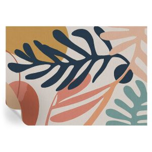 Papel de parede adesivo padrões de folhas 208x146 tulup