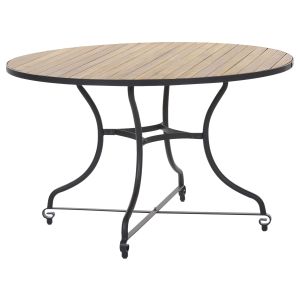 Mesa de jantar madeira de acácia castanho lascari